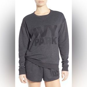 Ivy Park Dark Grey Pullover Crewneck Sweatshirt Large